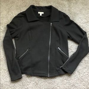 Silence + Noise Moto Zip Fleece Jacket